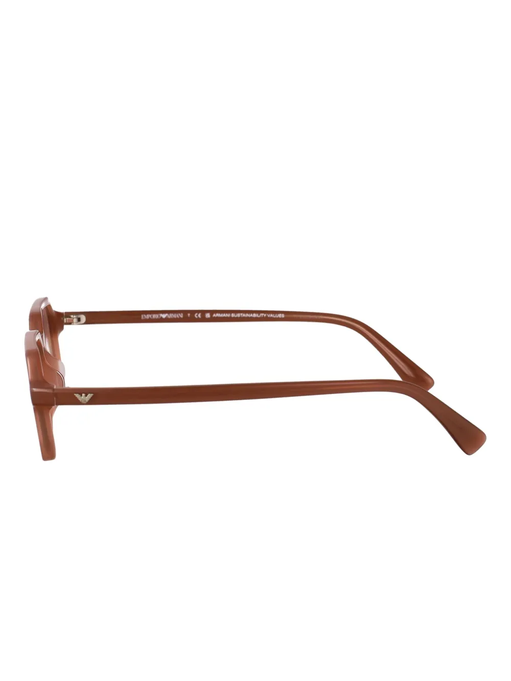 Emporio Armani rectangle-frame sunglasses Zwart