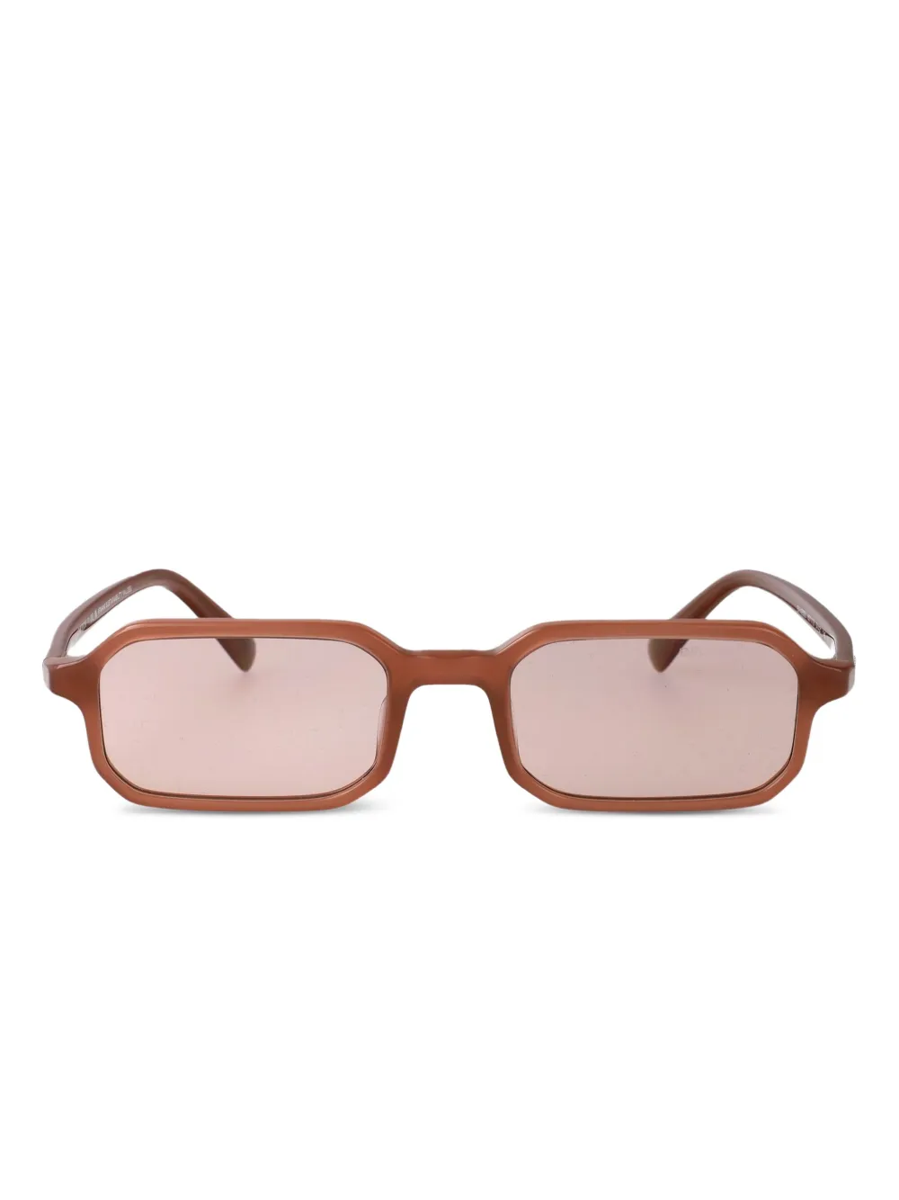 Emporio Armani rectangle-frame sunglasses Zwart