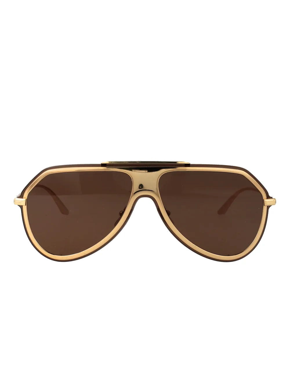 Dolce & Gabbana Eyewear oversize-frame sunglasses - Oro