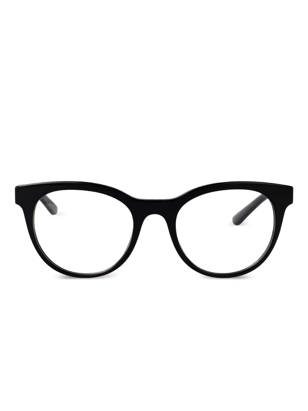 Dolce & Gabbana Eyewear acetate round-frame glasses Zwart