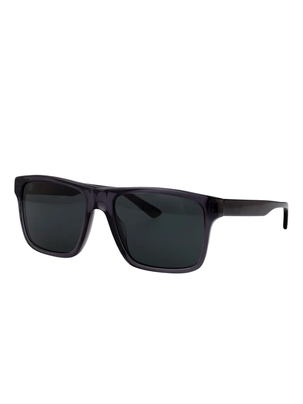 Emporio Armani square acetate sunglasses Zwart