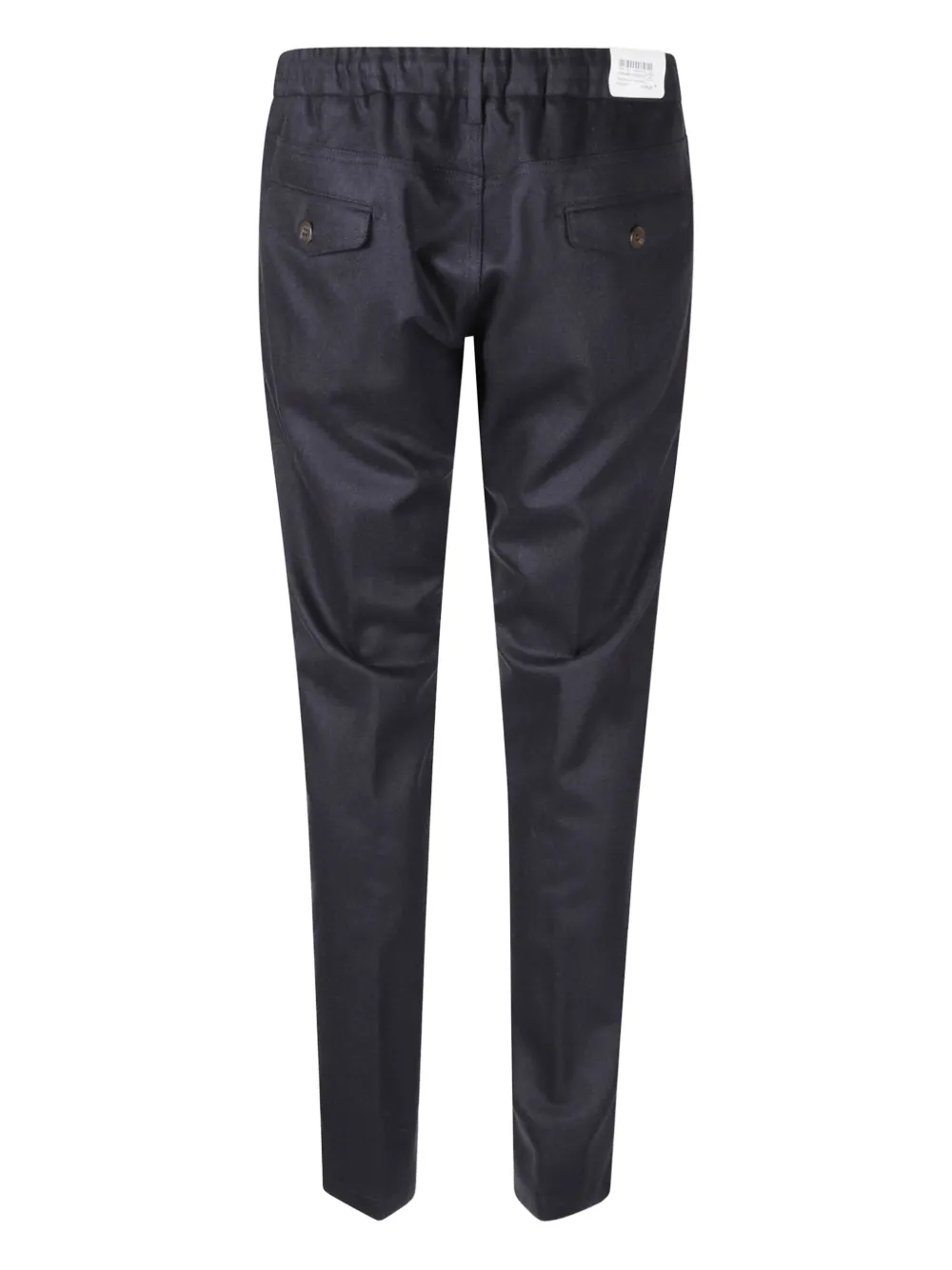 Eleventy Broek met trekkoord Blauw
