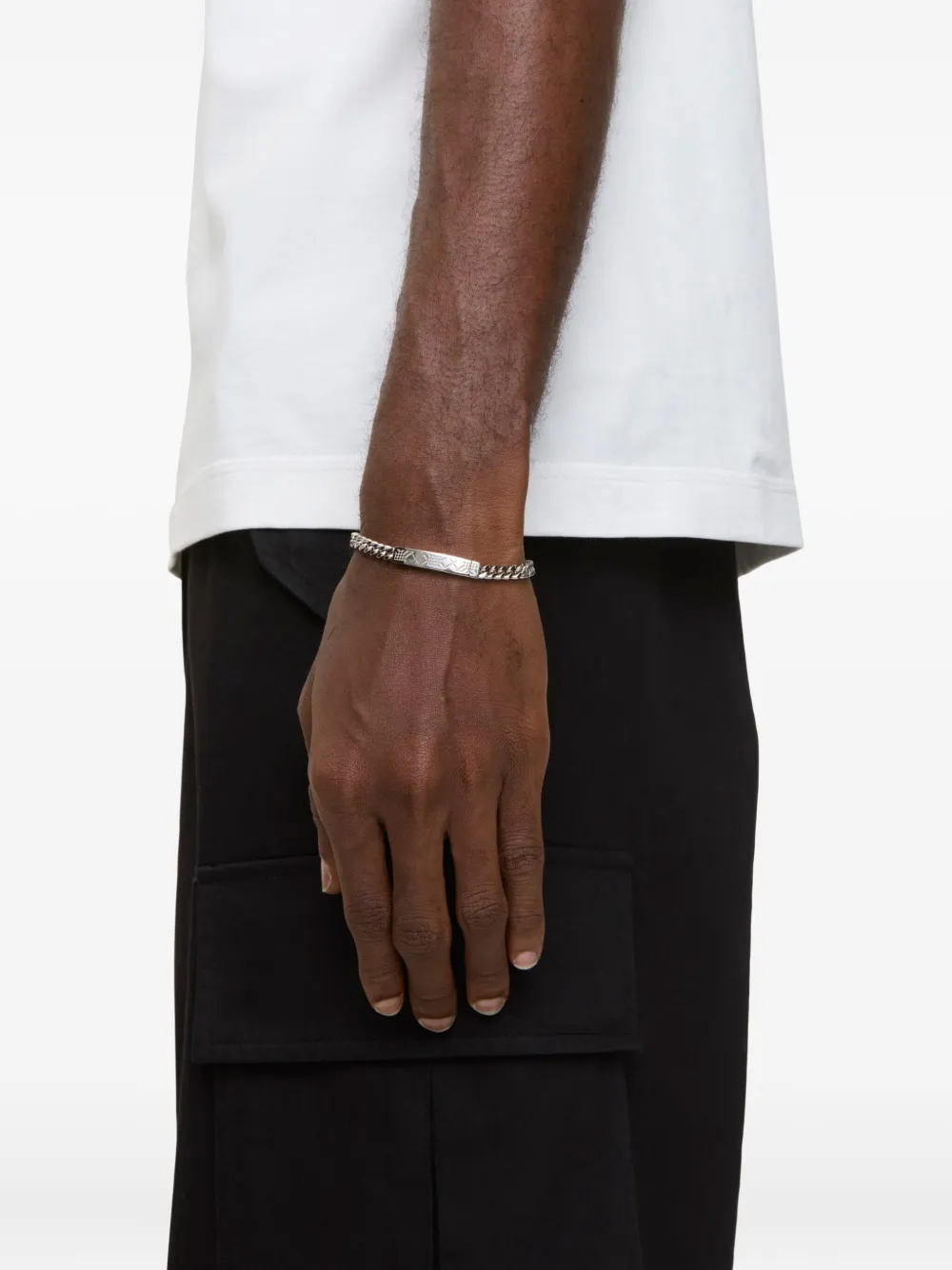 Burberry check-engraved chain bracelet | Image 2