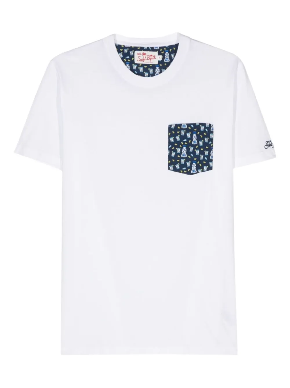 MC2 Saint Barth pocket-print t-shirt | White | Image 1