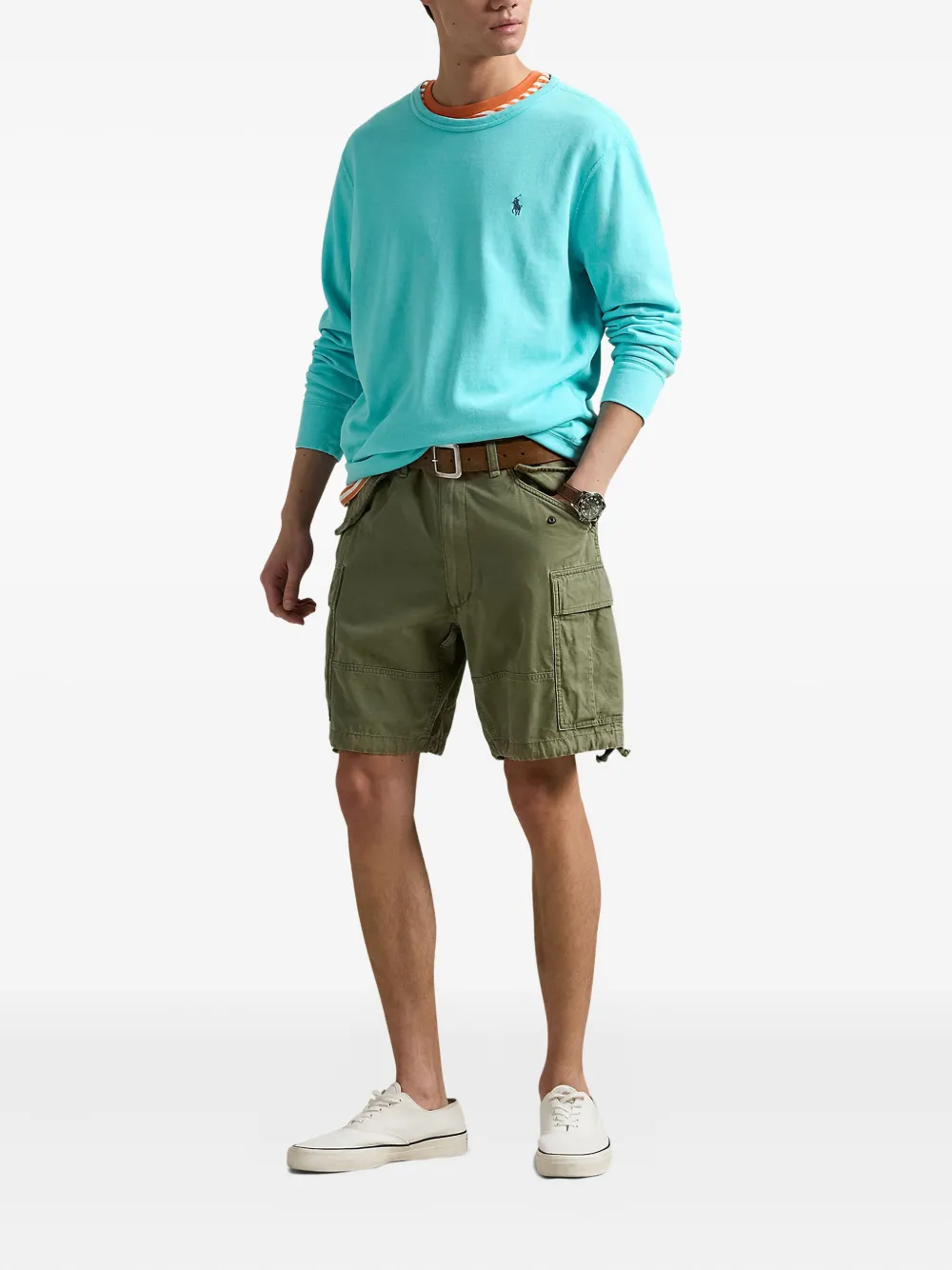 Polo Ralph Lauren Sweater met geborduurd logo - Blauw