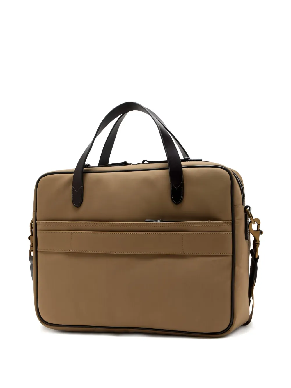 Polo Ralph Lauren Laptoptas met leren afwerking Bruin