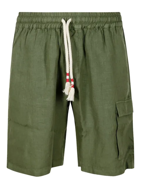 MC2 Saint Barth drawstring linen cargo shorts
