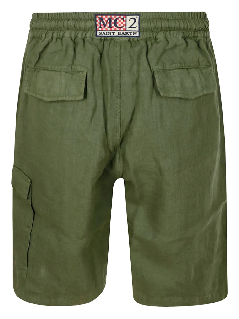 MC2 Saint Barth drawstring linen cargo shorts | Cargo Shorts | Image 2