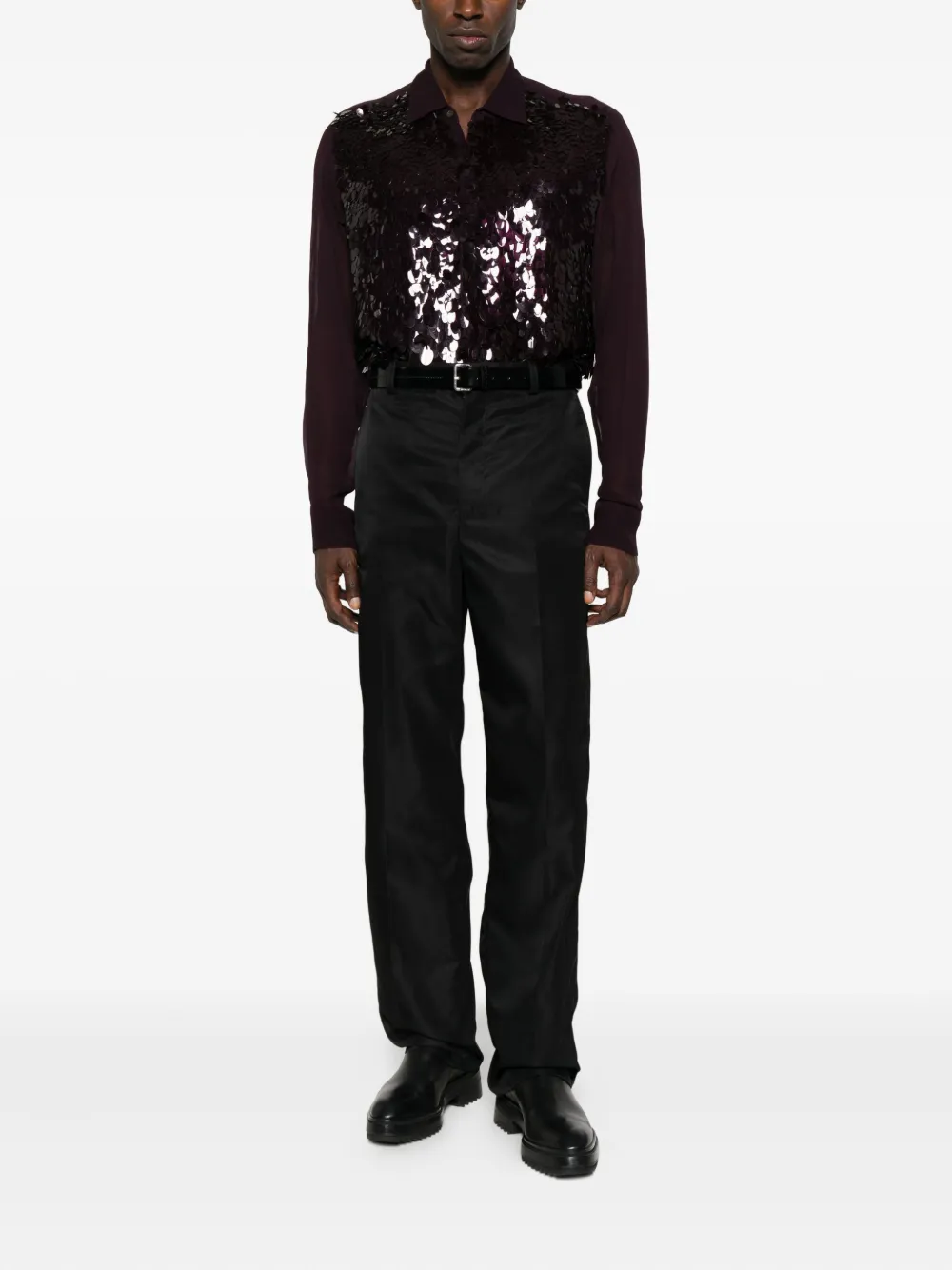 Jil Sander pocket straight trousers - Zwart