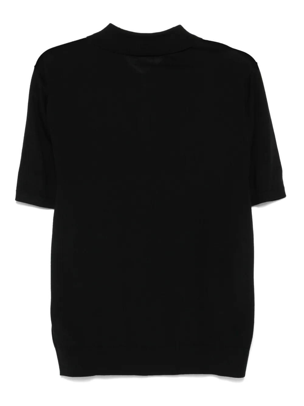 Paul Smith merino-wool short-sleeve polo shirt - 79 BLACK