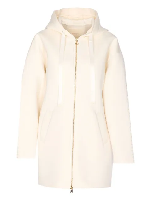 TWINSET hooded zip-up coat