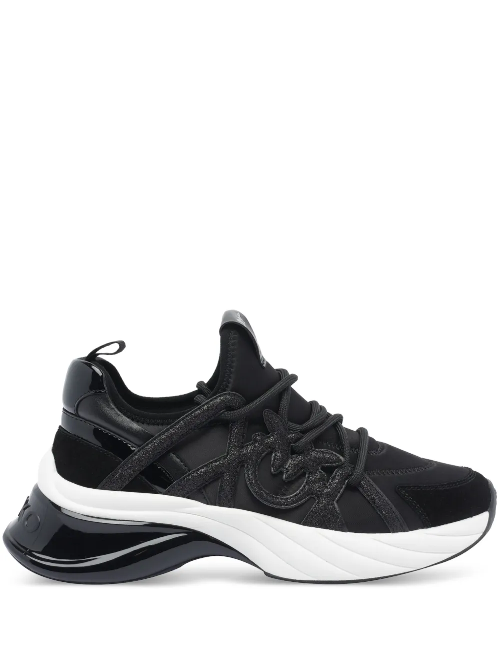 PINKO Ariel lace-up sneakers Black