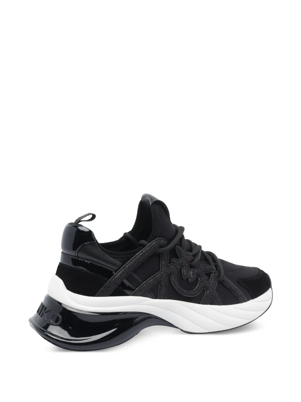 PINKO Ariel lace-up sneakers Black