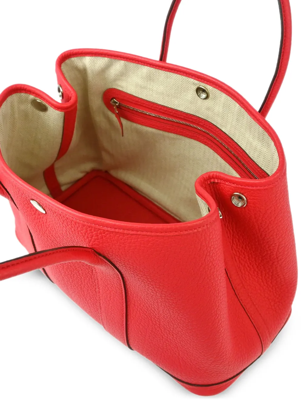Pre-owned Hermes 2022 Garden Party 30 Tote Bag In Red