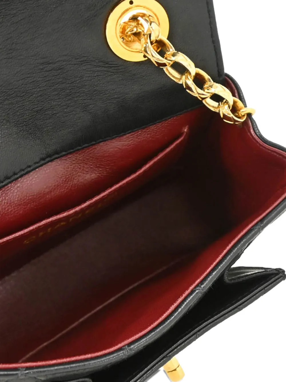 Pre-owned Chanel 1992 Quilted Shoulder Bag In Black