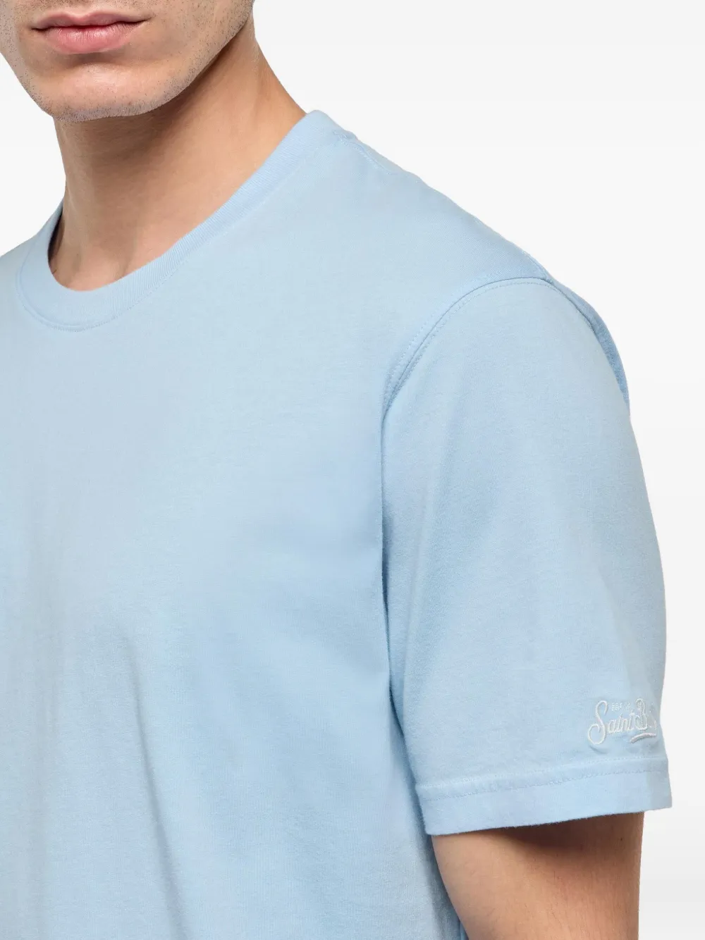 Mc2 Saint Barth Soft Fabric Crew Neck Short Sleeve Top
