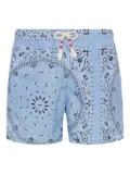 MC2 Saint Barth paisley-print swim shorts - Blue