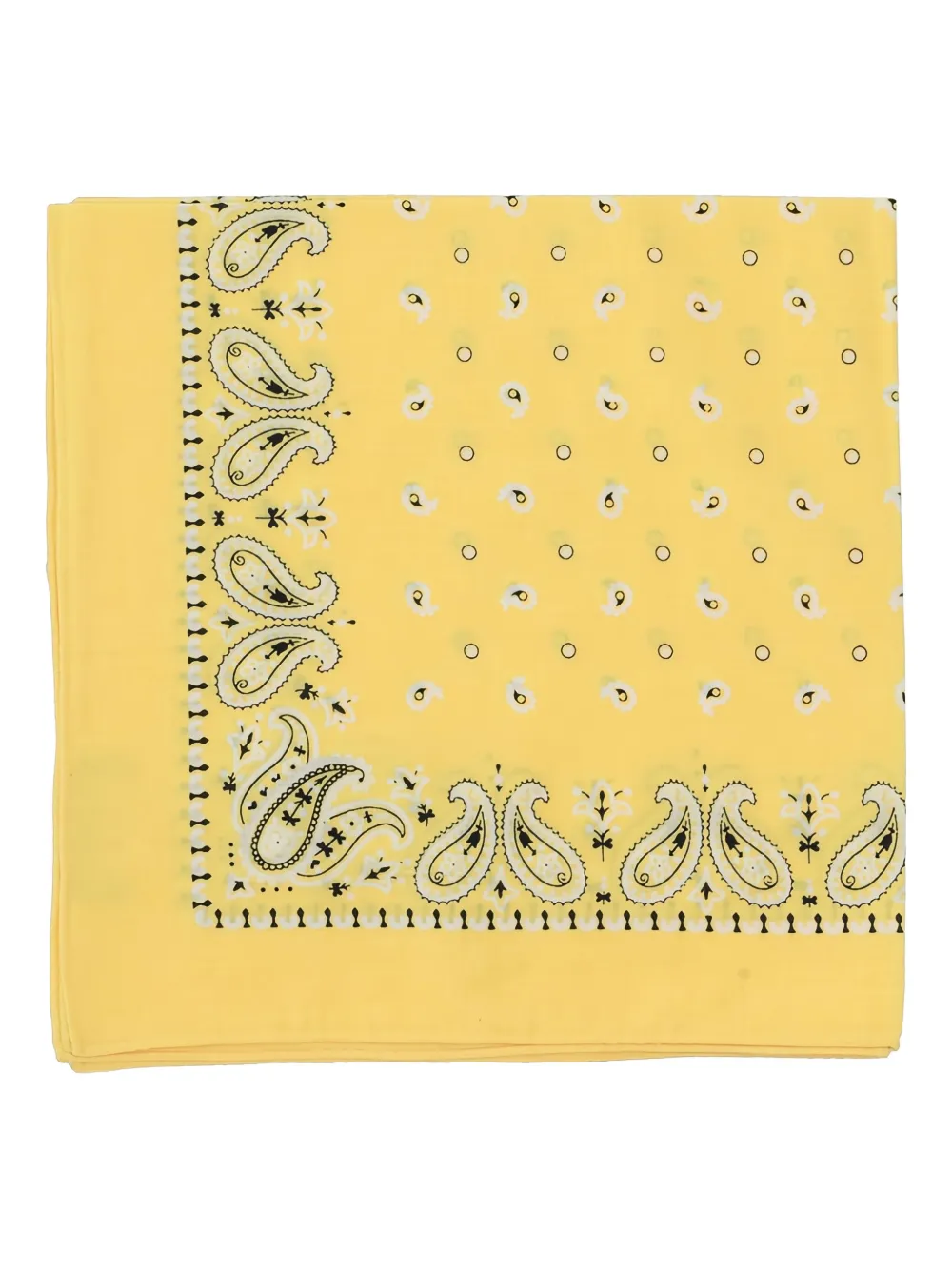 Polo Ralph Lauren Paisley Cotton Bandanna In Yellow