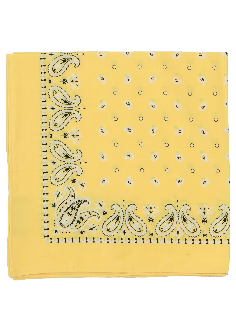 Polo Ralph Lauren Paisley Cotton Bandanna In Yellow