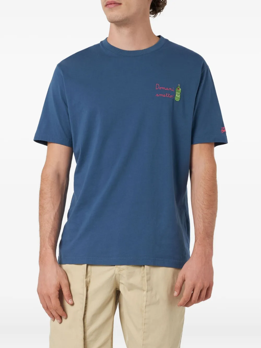 MC2 Saint Barth embroidered cotton T-shirt | T-Shirts | Image 2