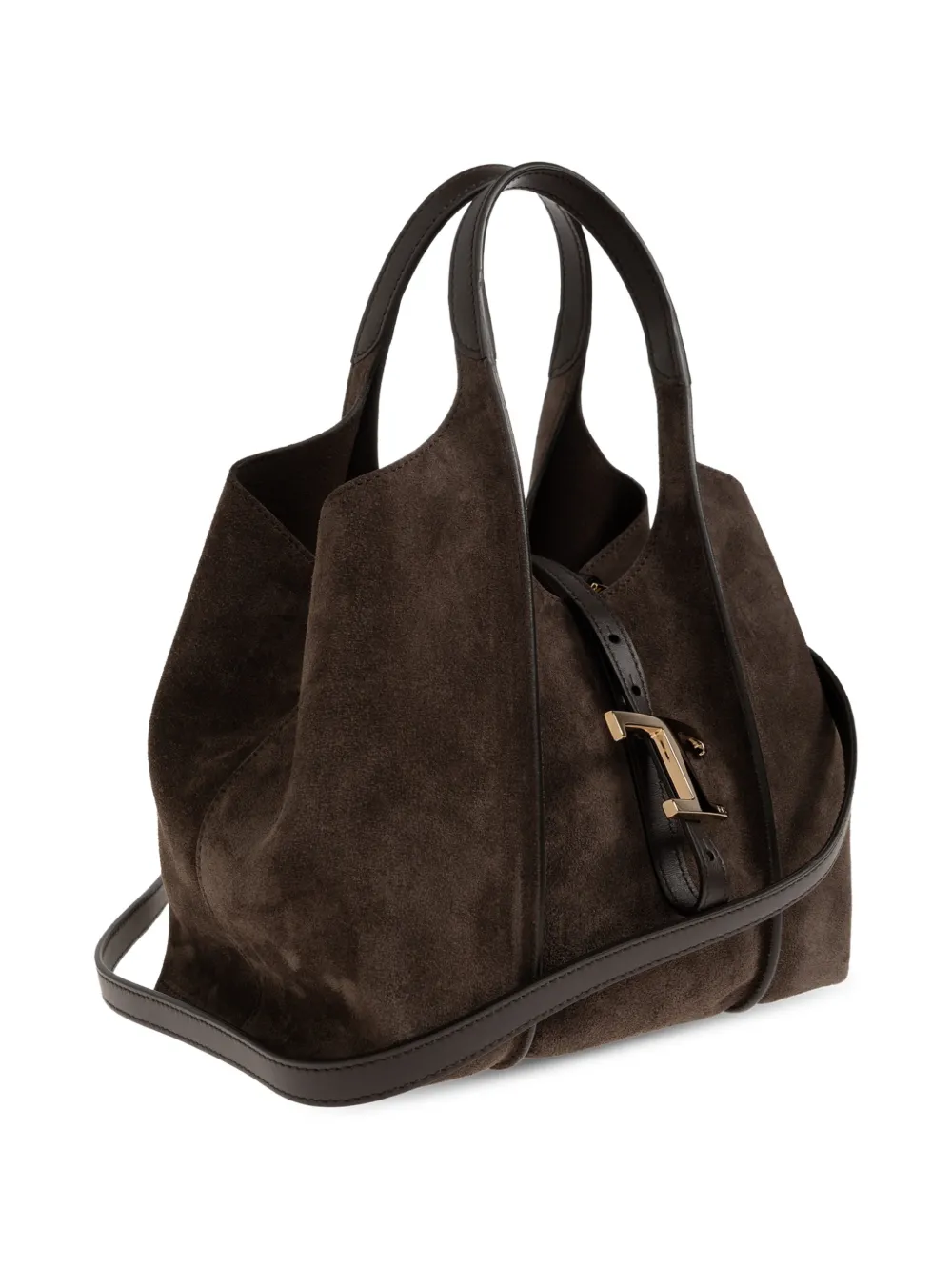 Tod's T Timeless leren shopper Bruin
