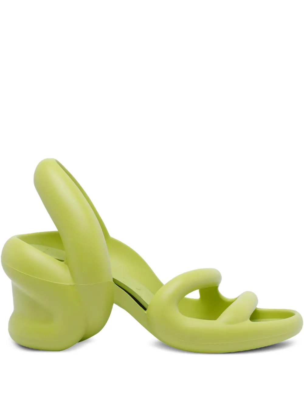 Camper 70mm sculpted-heel sandals Yellow