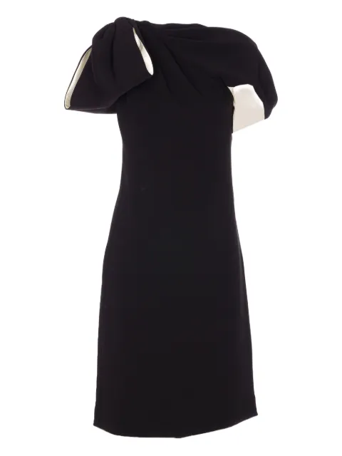 Max Mara vestido corto con detalle de moño