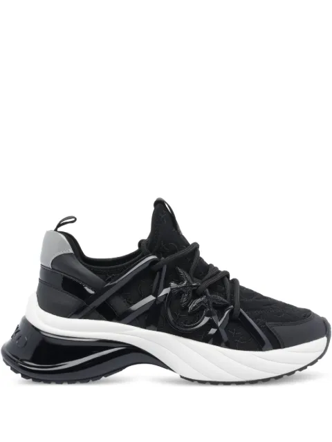 PINKO tenis con agujetas y detalles del logo