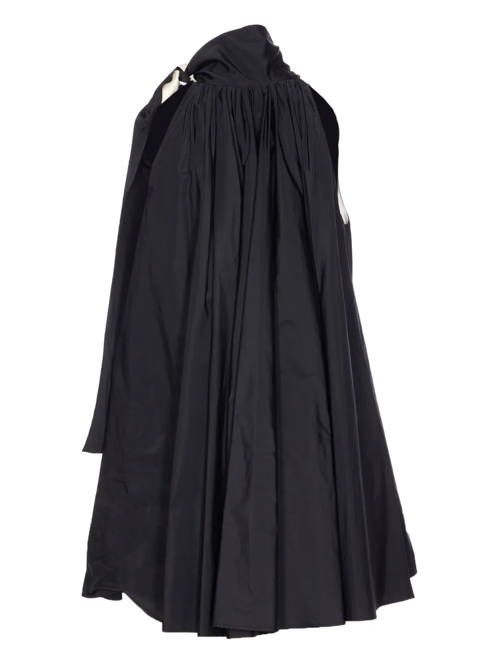 Max Mara bow-detail halterneck dress - Zwart