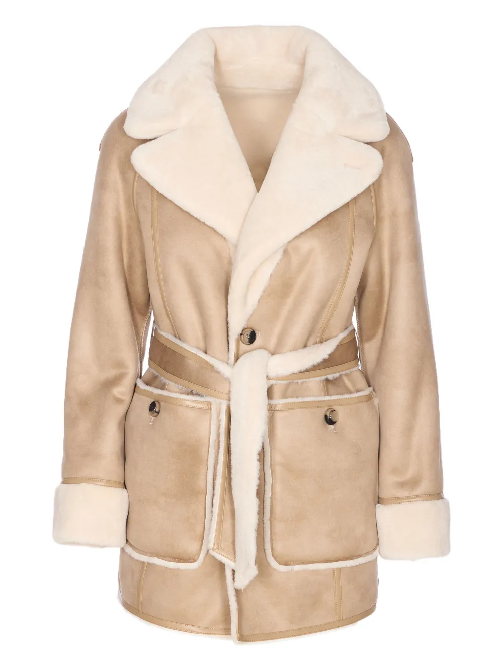 belted reversible coat