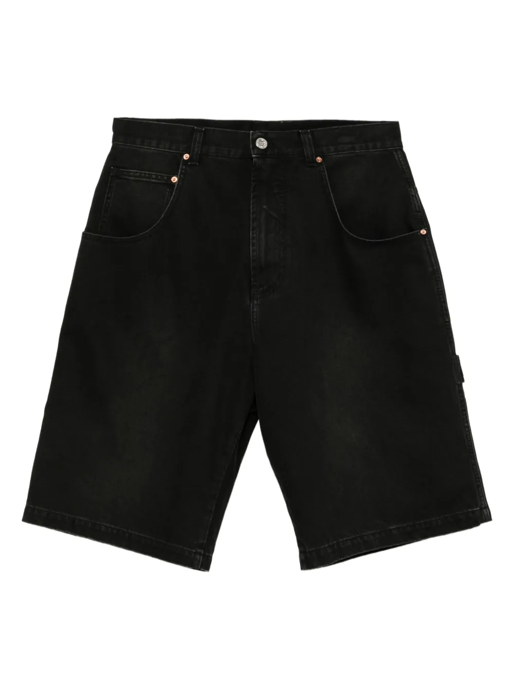 VETEMENTS faded denim shorts | Black | Image 1