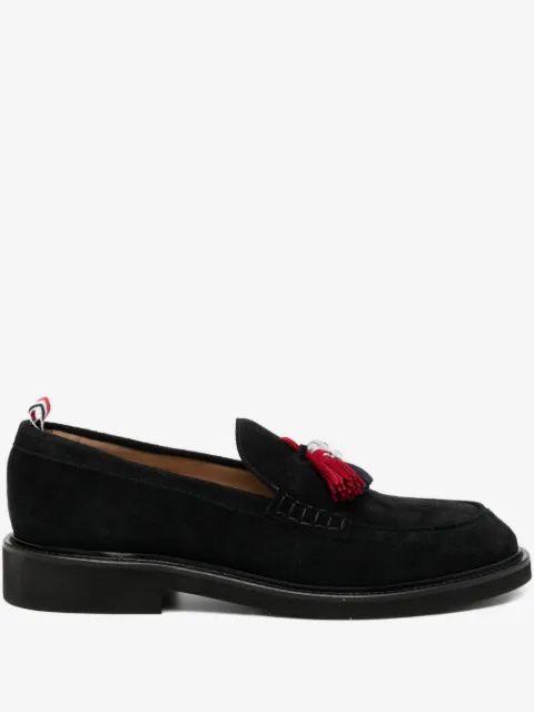 Thom Browne 카프 스웨이드 RWG 태슬 로퍼