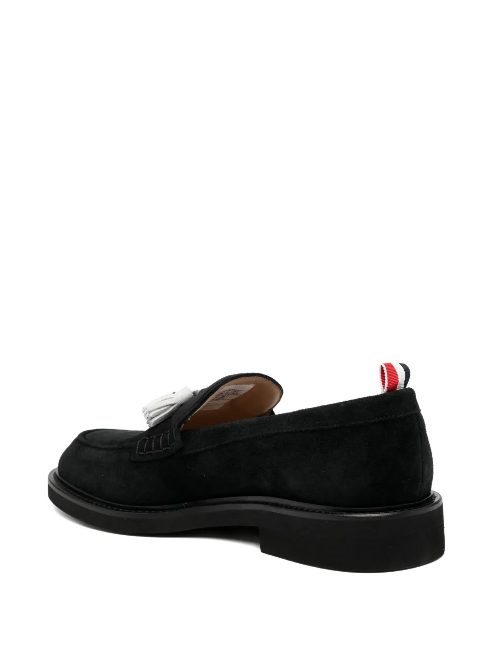 Thom Browne Leren loafers Zwart