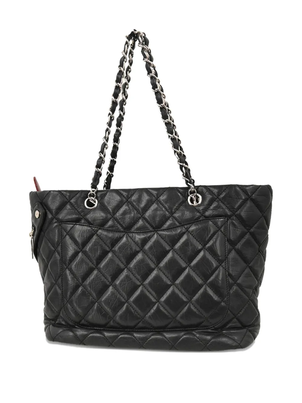 CHANEL Pre-Owned 2007 Cambon Ligne quilted chain tote bag | Pre-Owned | Image 2