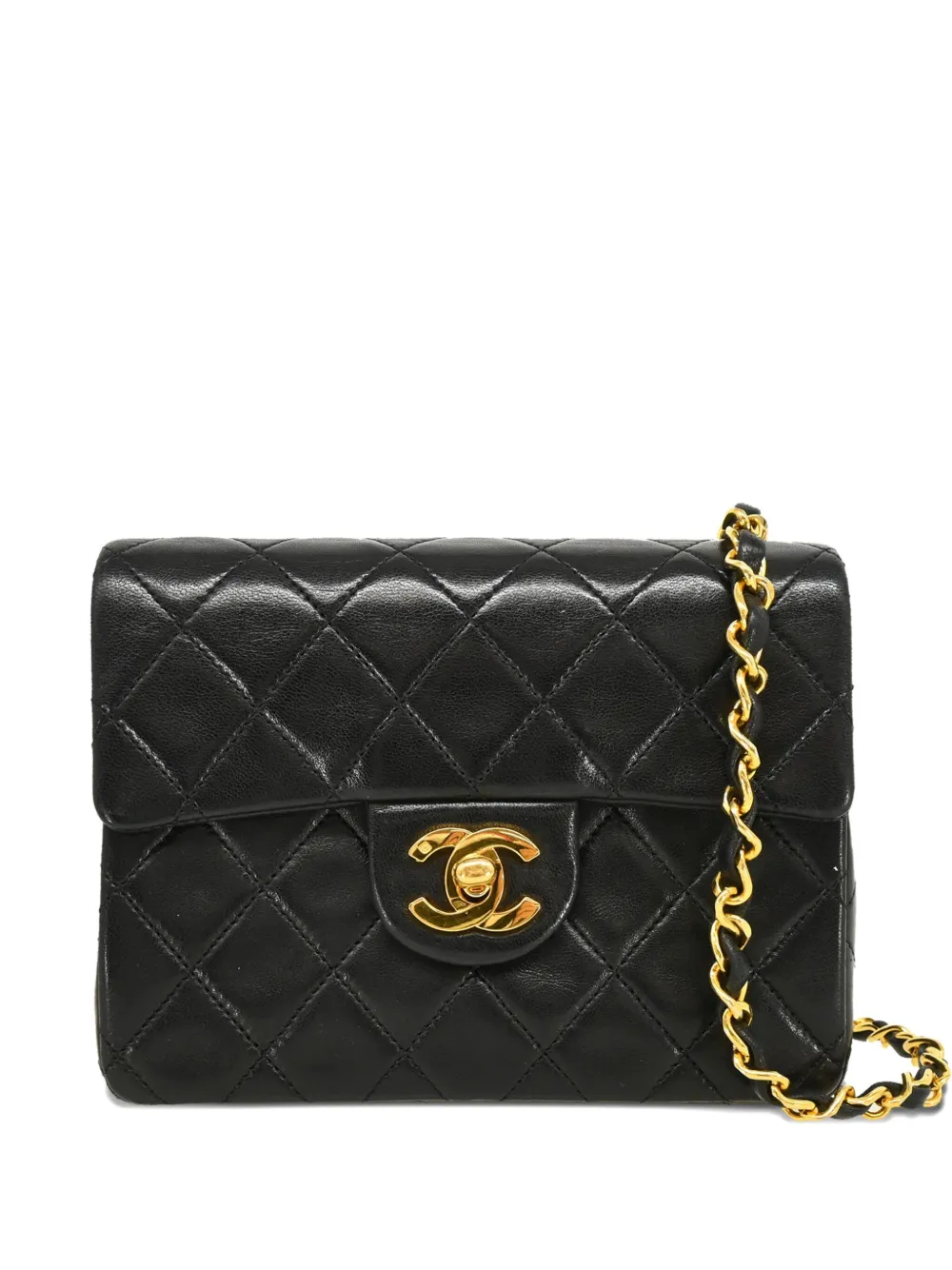 CHANEL Pre-Owned 1990 mini Classic Flap crossbody bag | Black | Image 1