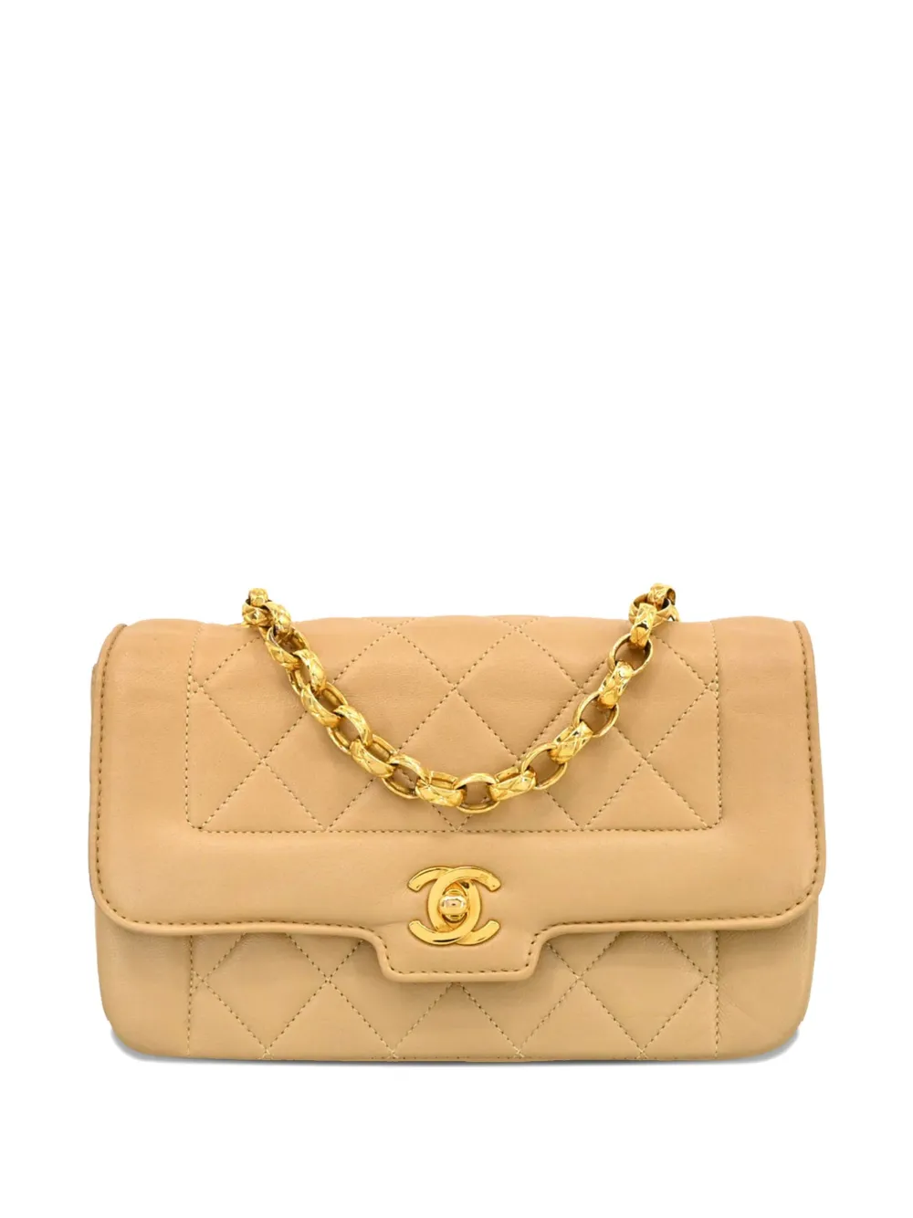 CHANEL Pre-Owned 1990 マトラッセ ショルダーバッグ - ニュートラル CHANEL Pre-Owned 1990 マトラッセ ショルダーバッグ - ニュートラル