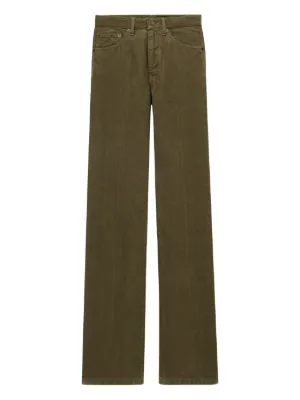 パンツ Saint Laurent Ochre satin wide-leg pant (735726Y3G36 3203) Saint Laurent Ochre Satin Wide-Leg Pant – LOZURI®