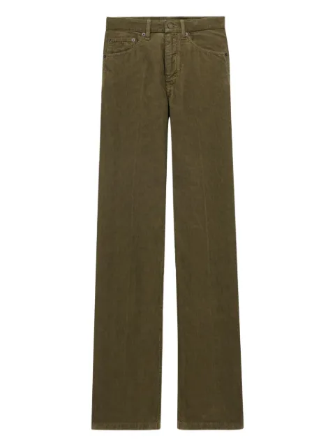 Saint Laurent five-pocket cotton trousers