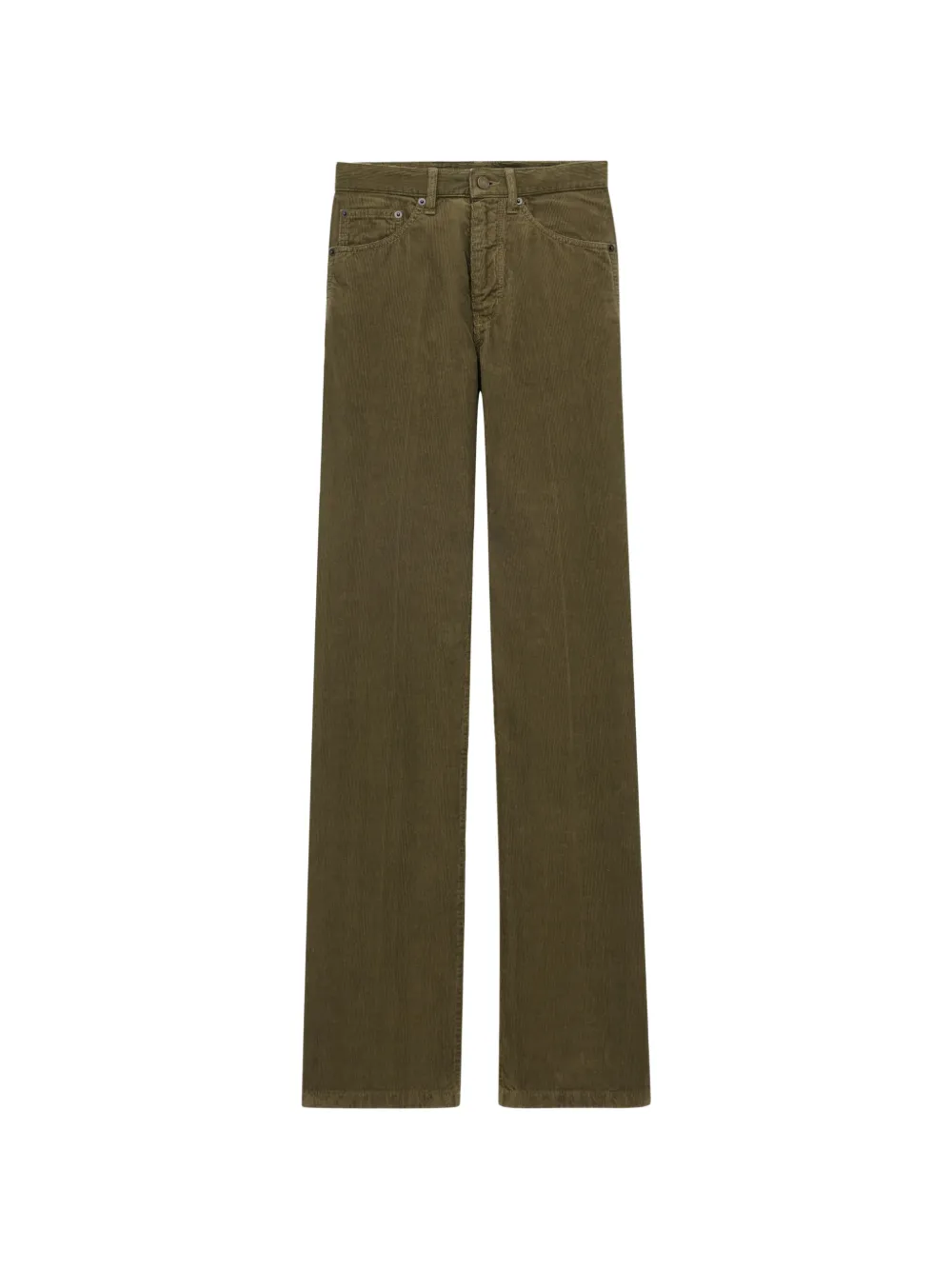 Saint Laurent five-pocket cotton trousers - Green