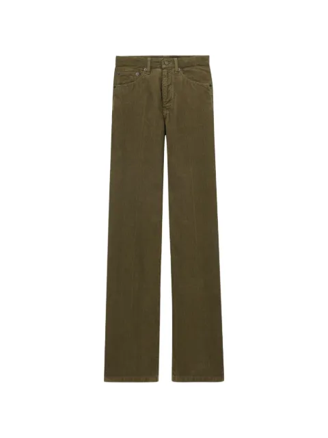 Saint Laurent pantalones de algodón con cinco bolsillos