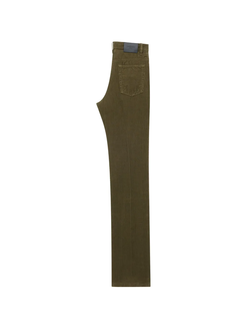  Saint Laurent Clyde Five-pocket Cotton Trousers - Green 