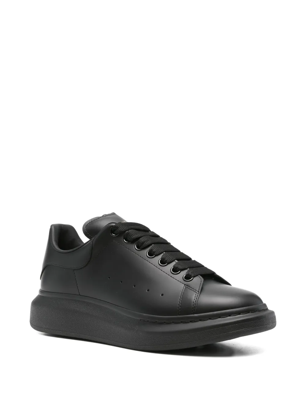 Alexander McQueen leather low-top seakers Black