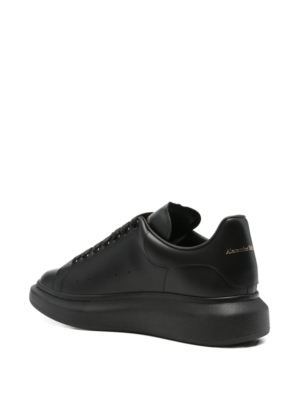 Alexander McQueen leather low-top seakers Black