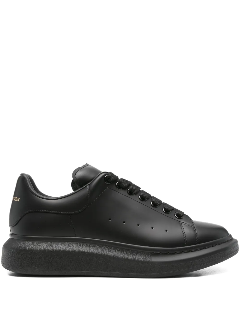 Alexander McQueen leather low-top seakers Black