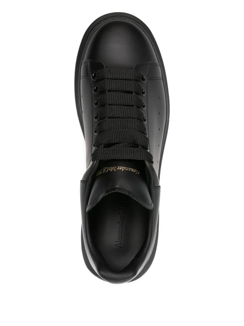 Alexander McQueen leather low-top seakers Black