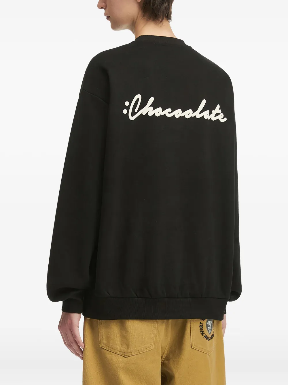 Chocoolate Logo-print Sweatshirt In Black
