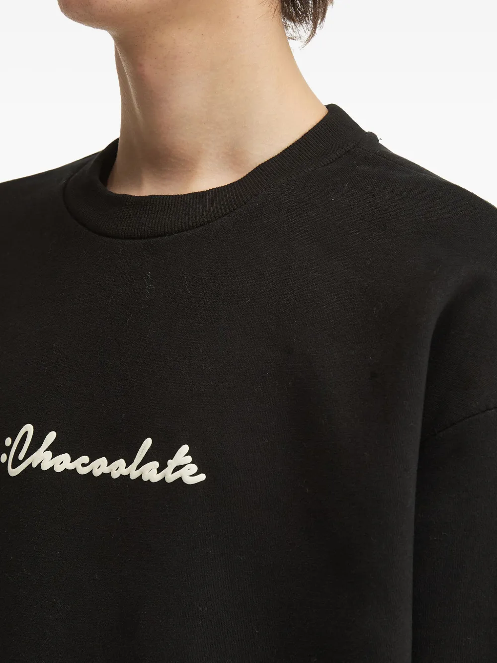 Chocoolate Logo-print Sweatshirt In Black