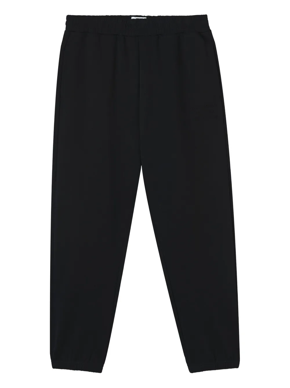 izzue elasticated-cuff track pants | Black | Image 1