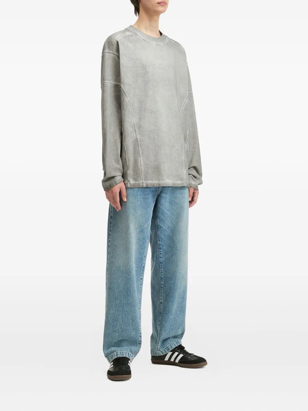izzue long-sleeve panelled T-shirt | T-Shirts | Image 2
