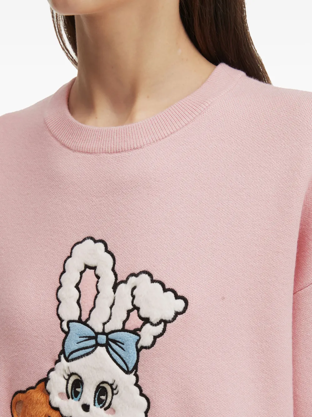 CHOCOOLATE Sweater met ronde hals Roze